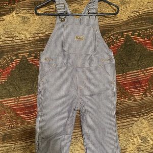 Wrangler baby boys pinstripe overalls
